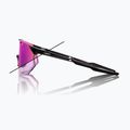 Окуляри сонцезахисні 100% Hypercraft SQ gloss black/photochromic purple mirror 9