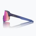 Окуляри сонцезахисні 100% S3 satin storm metallic/purple mirror 2