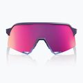 Окуляри сонцезахисні 100% S3 satin storm metallic/purple mirror 4