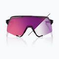 Окуляри сонцезахисні 100% S3 LE gloss black/purple flash mirror photochromic 4