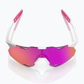 Окуляри сонцезахисні 100% Hypercraft XS matte white/pink/hiper vital pink mirror 3