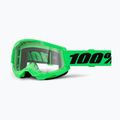 Окуляри велосипедні 100% Strata 2 neon green/clear