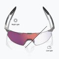 Окуляри сонцезахисні 100% Hypercraft SQ gloss light grey/rose gold mirror photochromic 3