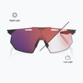 Окуляри сонцезахисні 100% Hypercraft SQ gloss light grey/rose gold mirror photochromic 4