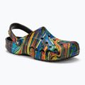 Шльопанці жіночі Crocs Baya Seasonal Printed Clog black/multi