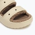 Шльопанці Crocs Classic Cozzzy Sandal bone/mushroom 7