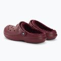 Шльопанці Crocs Classic Lined Clog бордо 4