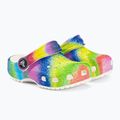 Шльопанці дитячі Crocs Classic Spray Dye Clog T white/multi 5