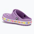 Шльопанці дитячі Crocs Bayaband Charm Band Clogs orchid 4