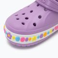 Шльопанці дитячі Crocs Bayaband Charm Band Clogs orchid 8