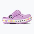 Шльопанці дитячі Crocs Bayaband Charm Band Clog Toddler orchid 3