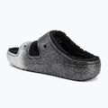 Шльопанці Crocs Classic Cozzzy Glitter Sandal black/silver 3