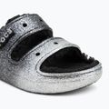 Шльопанці Crocs Classic Cozzzy Glitter Sandal black/silver 7