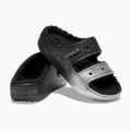 Шльопанці Crocs Classic Cozzzy Glitter Sandal black/silver 3