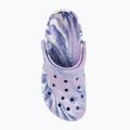 Шльопанці Crocs Baya Marbled Clog lavender/multi 6