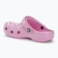 Дитячі шльопанці Crocs Classic Glitter Clog фламінго 4