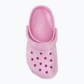 Дитячі шльопанці Crocs Classic Glitter Clog фламінго 6