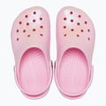 Дитячі шльопанці Crocs Classic Glitter Clog фламінго 12