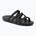 Жіночі босоніжки на ремінцях Crocs Splash чорний