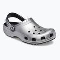 Шльопанці Crocs Classic сріблясті / металеві 9