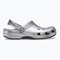 Шльопанці Crocs Classic сріблясті / металеві 10