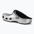 Шльопанці Crocs Classic сріблясті / металеві 4