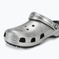 Шльопанці Crocs Classic сріблясті / металеві 8