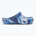 Шльопанці Crocs Classic Marbled Clog сині на болтах/мульти-шльопанці 3