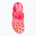 Жіночі шльопанці Crocs Classic Platform Marbled guava/multi 6