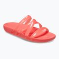 Шльопанці жіночі Crocs Splash Glossy Strappy neon watermelon 8