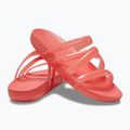 Шльопанці жіночі Crocs Splash Glossy Strappy neon watermelon 13