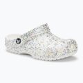 Дитячі шльопанці Crocs Classic Starry Glitter білі