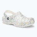 Дитячі шльопанці Crocs Classic Starry Glitter білі 2