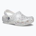 Дитячі шльопанці Crocs Classic Starry Glitter білі 9