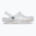 Дитячі шльопанці Crocs Classic Starry Glitter білі 10