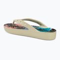 Жіночі шльопанці Crocs на класичній платформі Retro Resort кістка/мульти 3