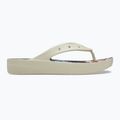 Жіночі шльопанці Crocs на класичній платформі Retro Resort кістка/мульти 9