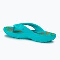 В'єтнамки жіночі Crocs Baya II Graphic Flip digital aqua/multi 3