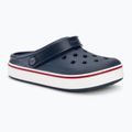 Дитячі шльопанці Crocs Crocband Clean Of Court Clog 208477 темно-синій/перець