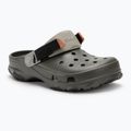 Шльопанці Crocs All Terrain dusty olive/multicolor