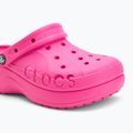 Шльопанці Crocs Baya Platform Clog electric pink 8