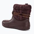 Жіночі снігоступи Crocs Classic Neo Puff Luxe темно-вишневого кольору 3