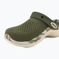Шльопанці Crocs LiteRide 360 Marbled Clog армійські зелені/мульти 8