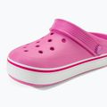 Шльопанці дитячі Crocs Crocband Clean Off Court Clog taffy pink 8