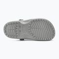Шльопанці Crocs Classic Metallic Crocskin сріблясті 5