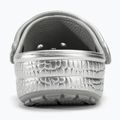 Шльопанці Crocs Classic Metallic Crocskin сріблясті 7