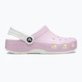 Дитячі шльопанці Crocs Classic Glow in the Dark фламінго 10