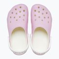 Дитячі шльопанці Crocs Classic Glow in the Dark фламінго 12
