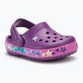 Шльопанці дитячі Crocs Crocband Lights Clog Toddler amethyst 2