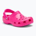 Шльопанці дитячі Crocs Classic Neon Highlighter Clog pink crush 2